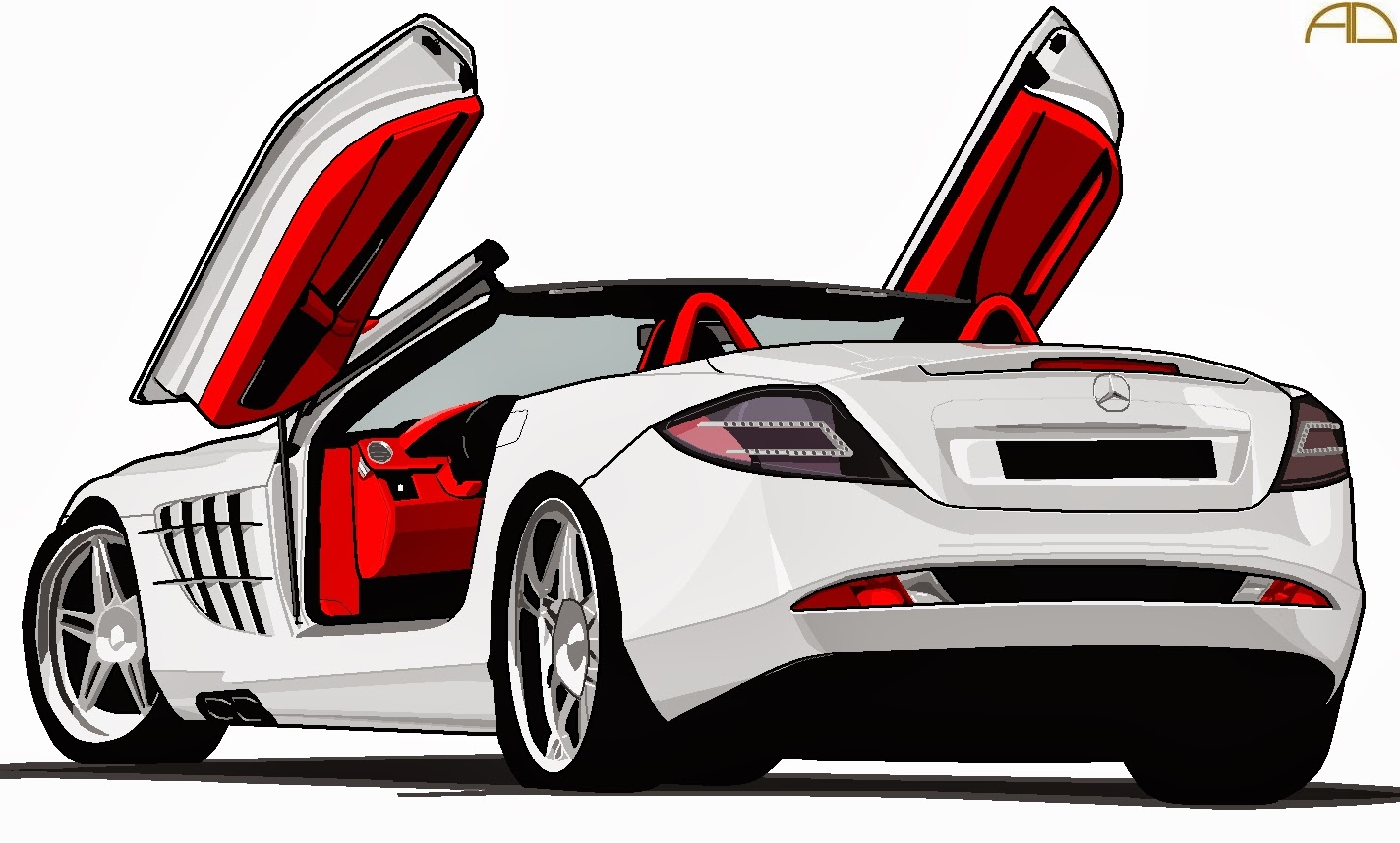 Векторный рисунок MCLAREN